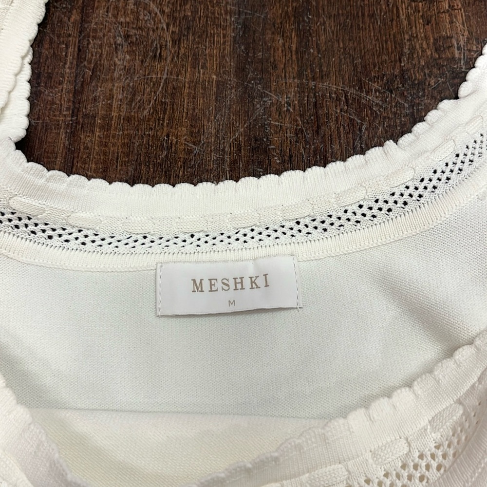 Meshki Georgia Pointelle knit mini dress - Picture 6 of 7